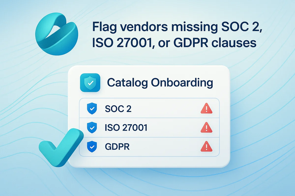 streamlined dashboard displaying a centralized catalog of saas records and compliance documents for audit readiness.