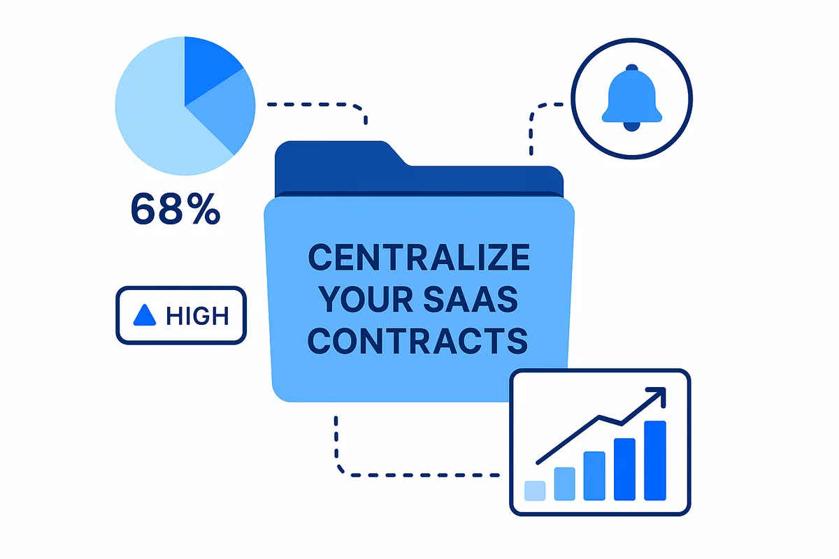centralized workspace for managing saas contracts, automating renewals, and analyzing usage data to minimize costs.