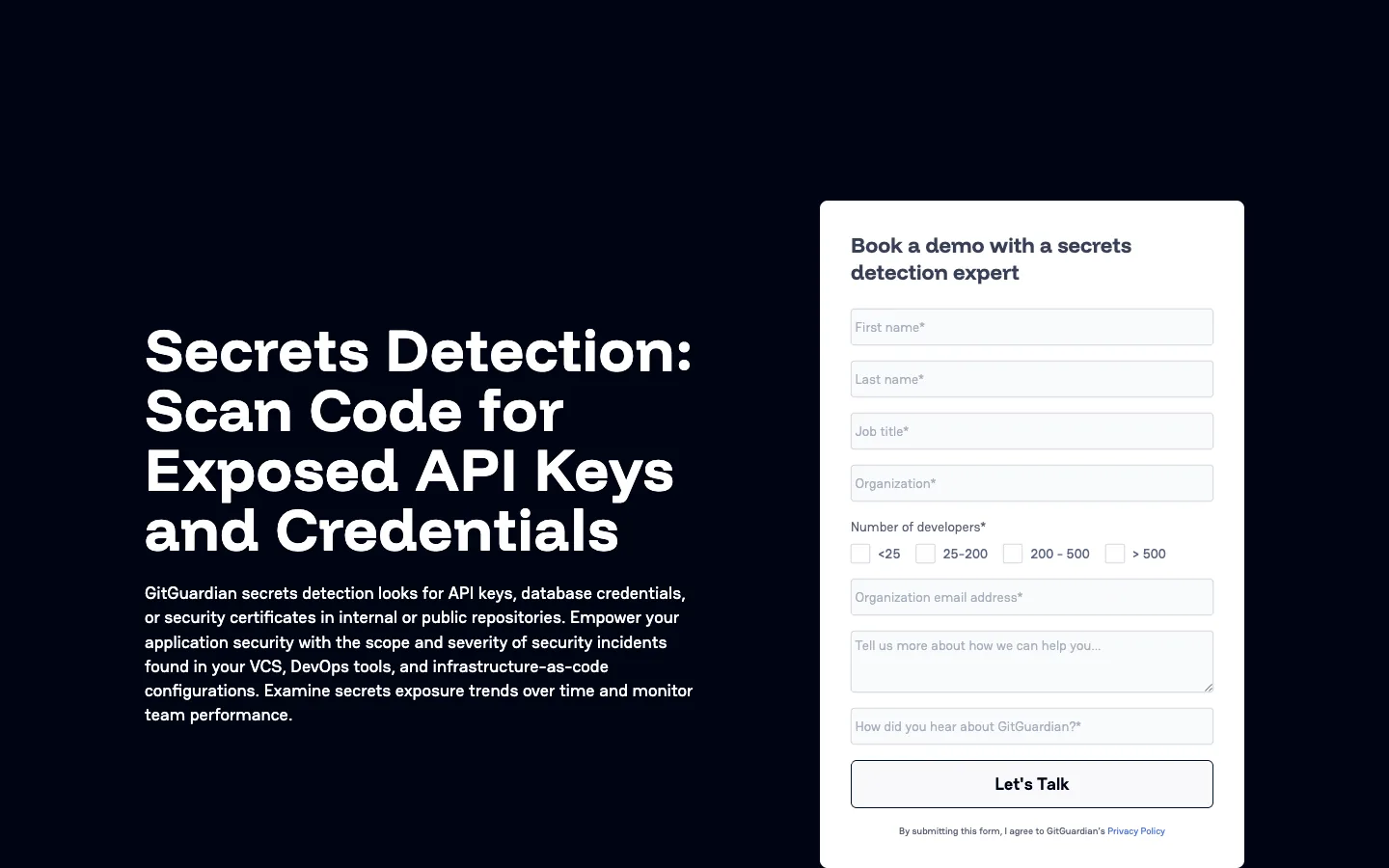 gitguardian ai api key and credential management