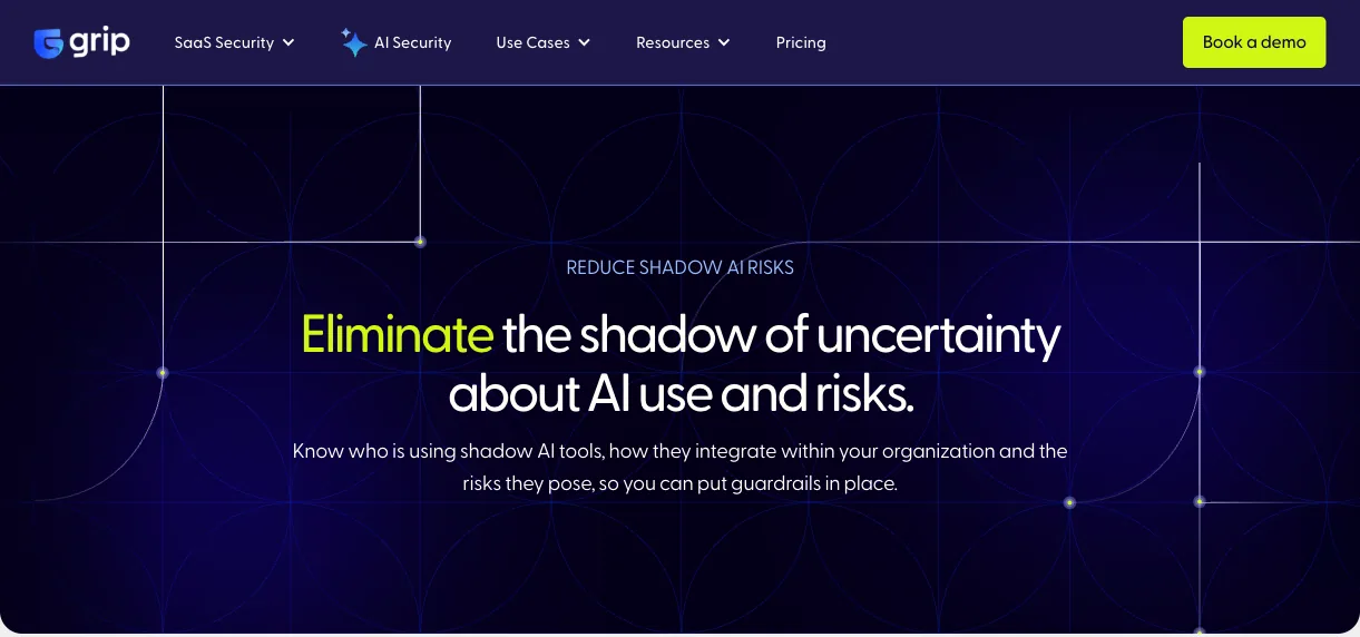grip security shadow ai discovery for ai management