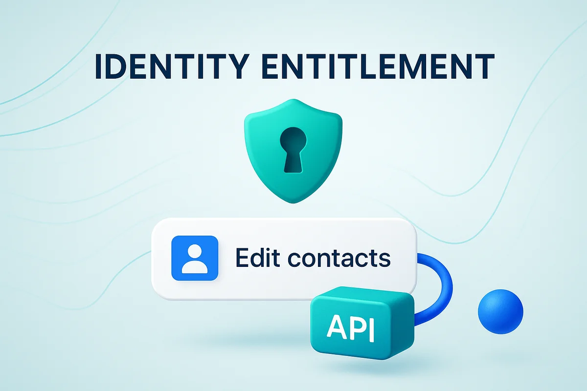 diagram illustrating application-level entitlements for user actions within a saas product, highlighting specific rights and resources.