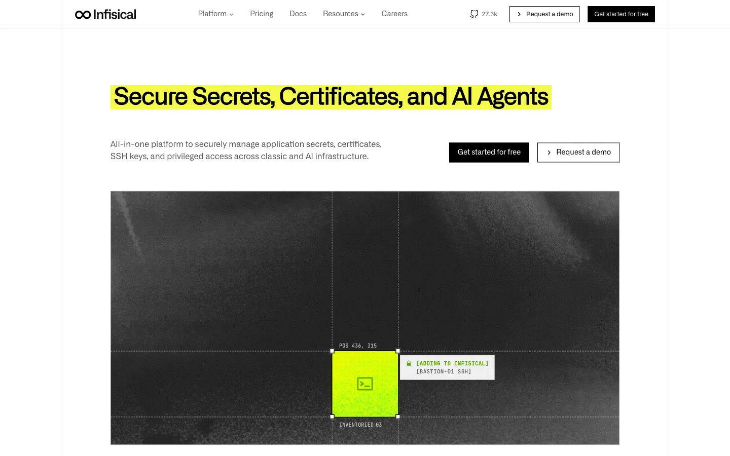 infisical ai api key and credential management