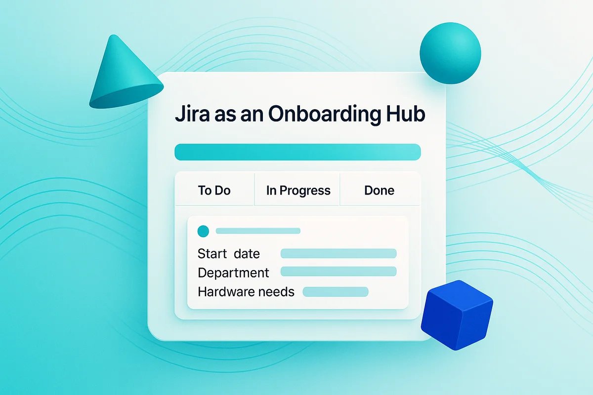 jira dashboard displaying task assignments and new-hire checklists for efficient saas onboarding processes.