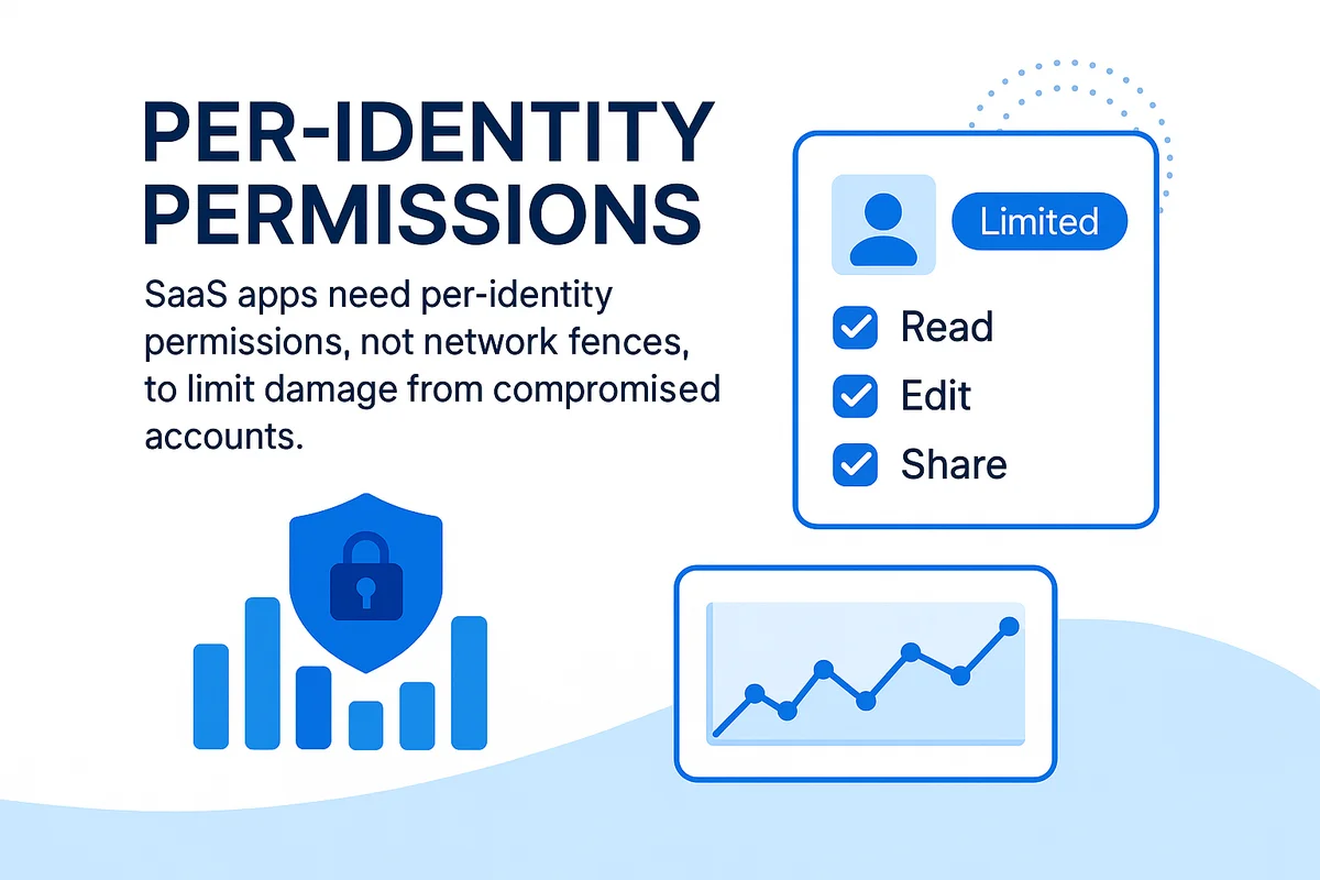 diagram illustrating the principle of least privilege in saas, highlighting app-level permissions and security controls.
