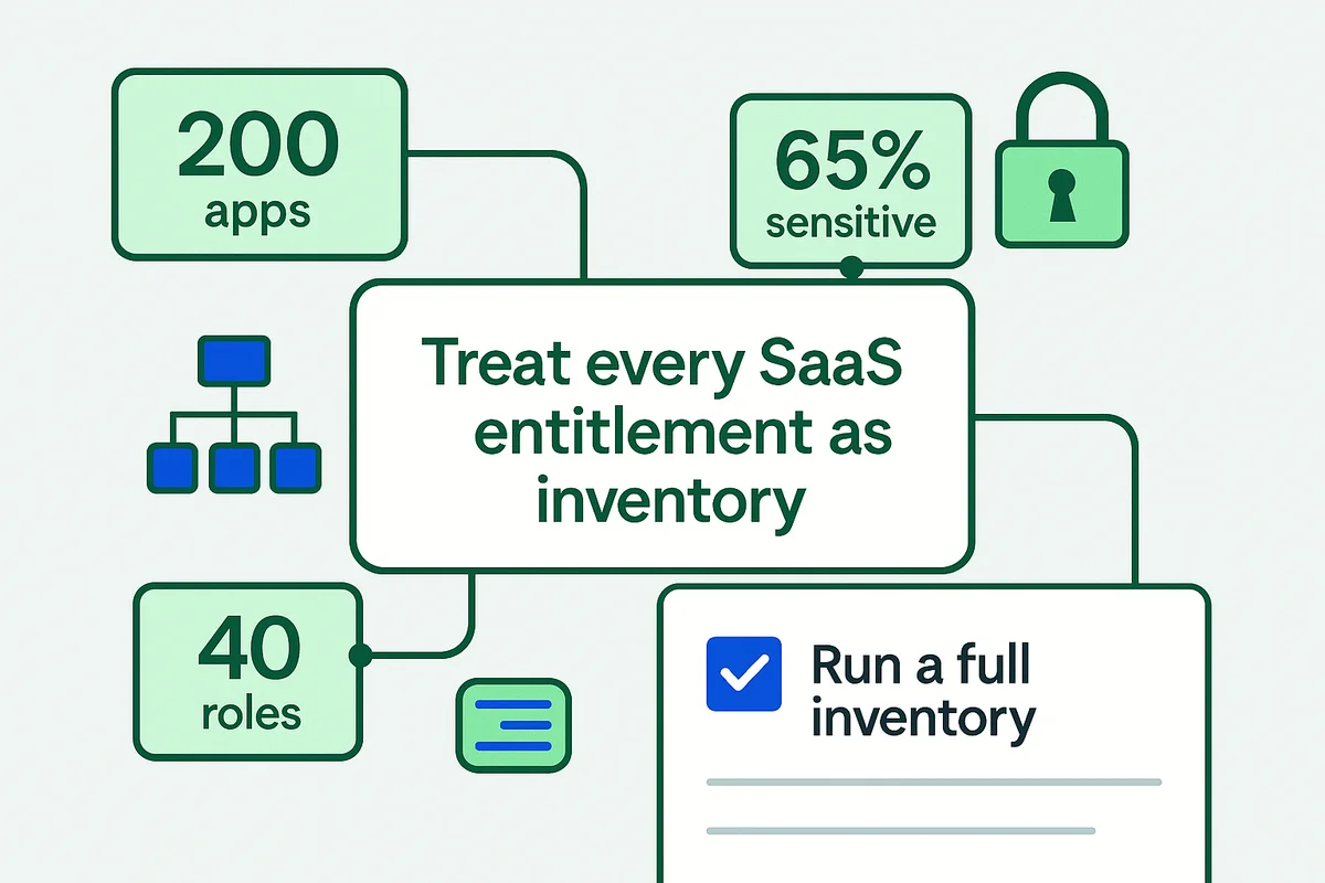 checklist for implementing and measuring principle of least privilege (polp) in saas applications.