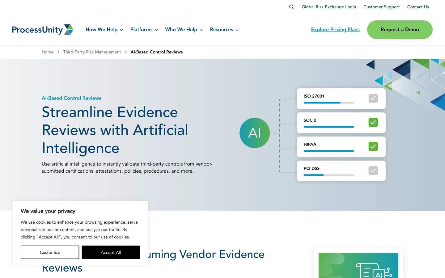 processunity cybergrx exchange for ai vendor risk assessments
