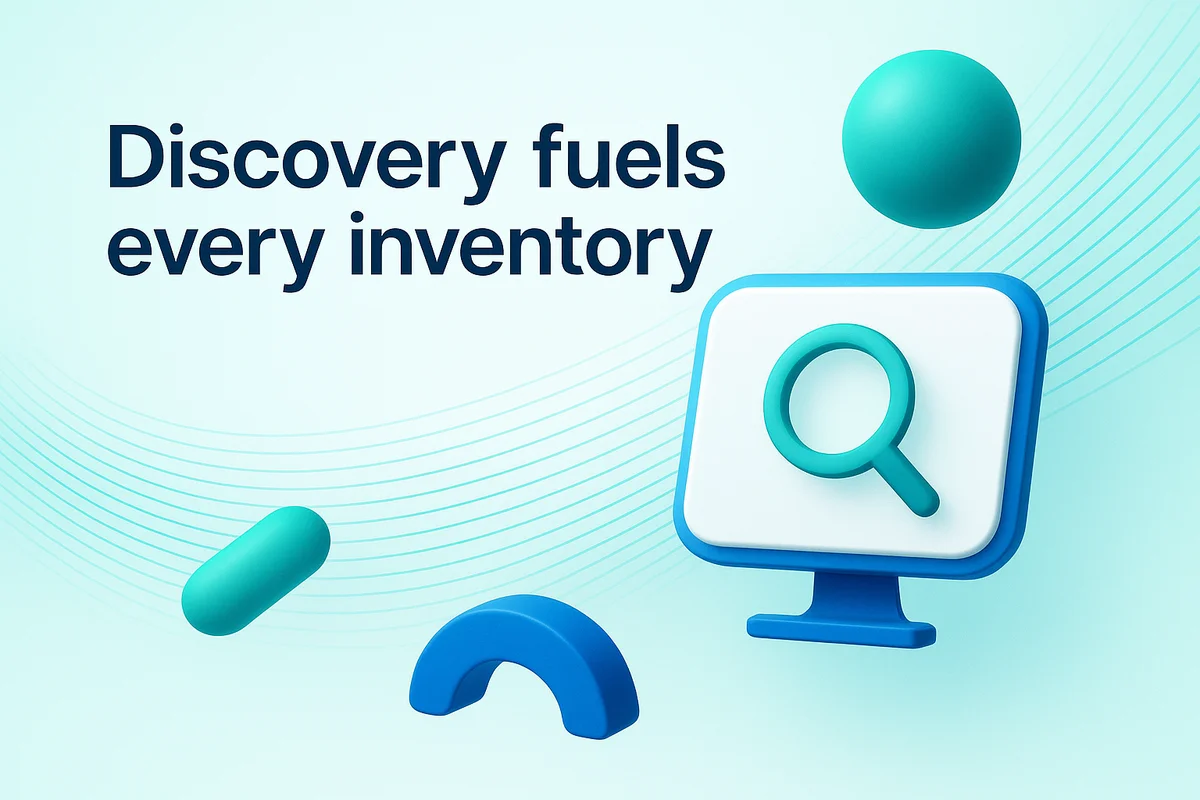 comparison of it asset management and saas tools highlighting their different methods of data discovery and collection.