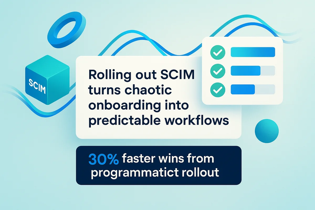 scim implementation streamlines onboarding, transforming chaotic processes into structured, measurable workflows across multiple applications.