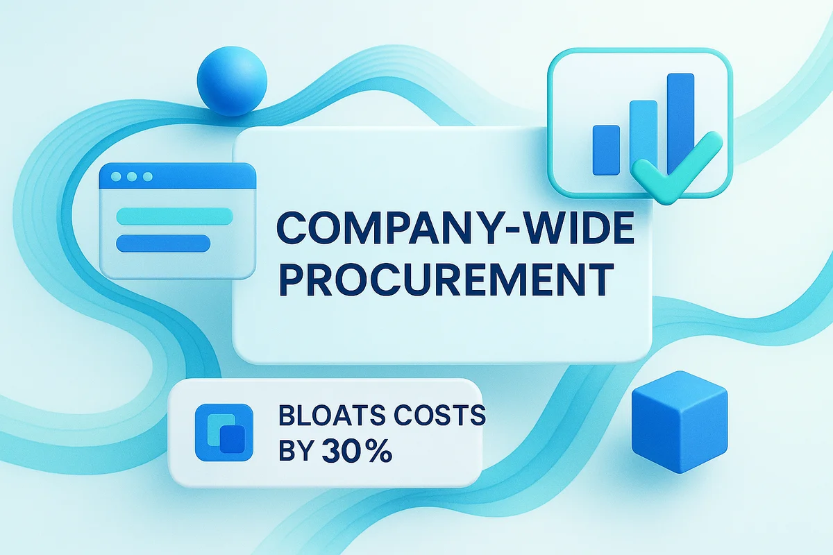 a unified procurement model streamlines saas purchases, reducing costs and enhancing security while preserving team autonomy.