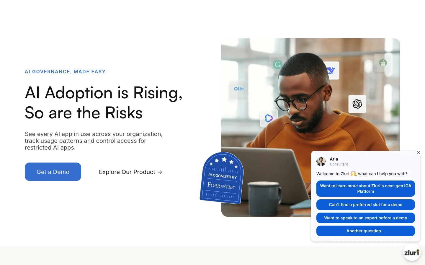 zluri access review for ai management