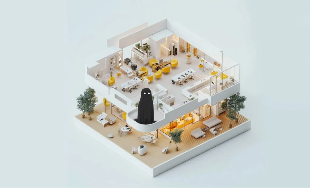Shadow IT in an open office
