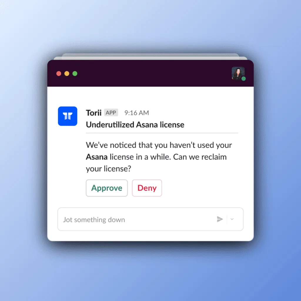 Slack Approvals: License Management Made Simple