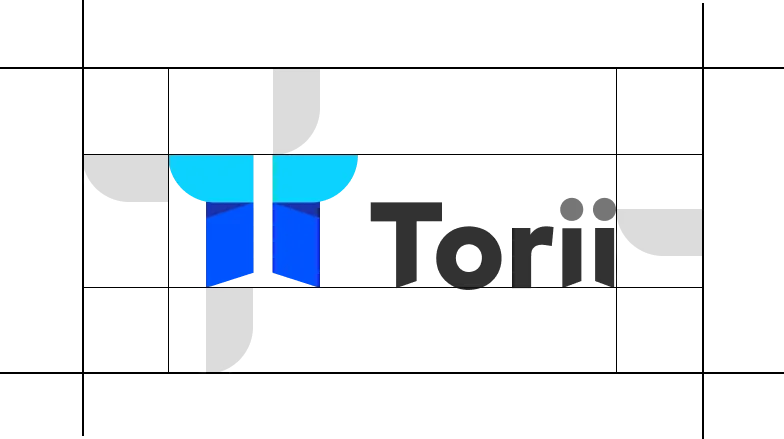 Torii logo clear space