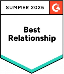 G2 Best Relationship, Summer 2025