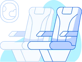 Airplane seats