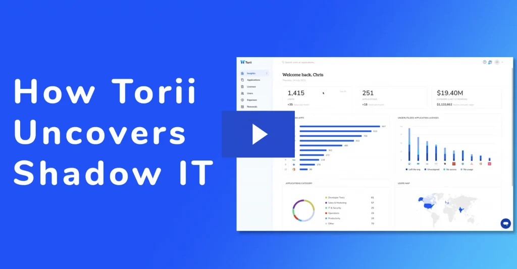 How Torii Uncovers Shadow IT - Torii