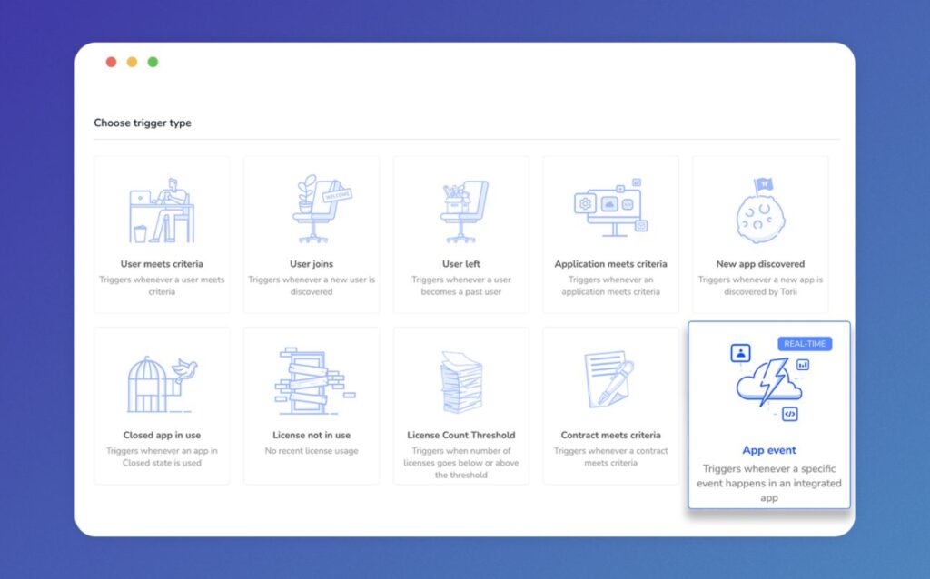 torii workflow builder showing the capabilities to execute a workflow in real time