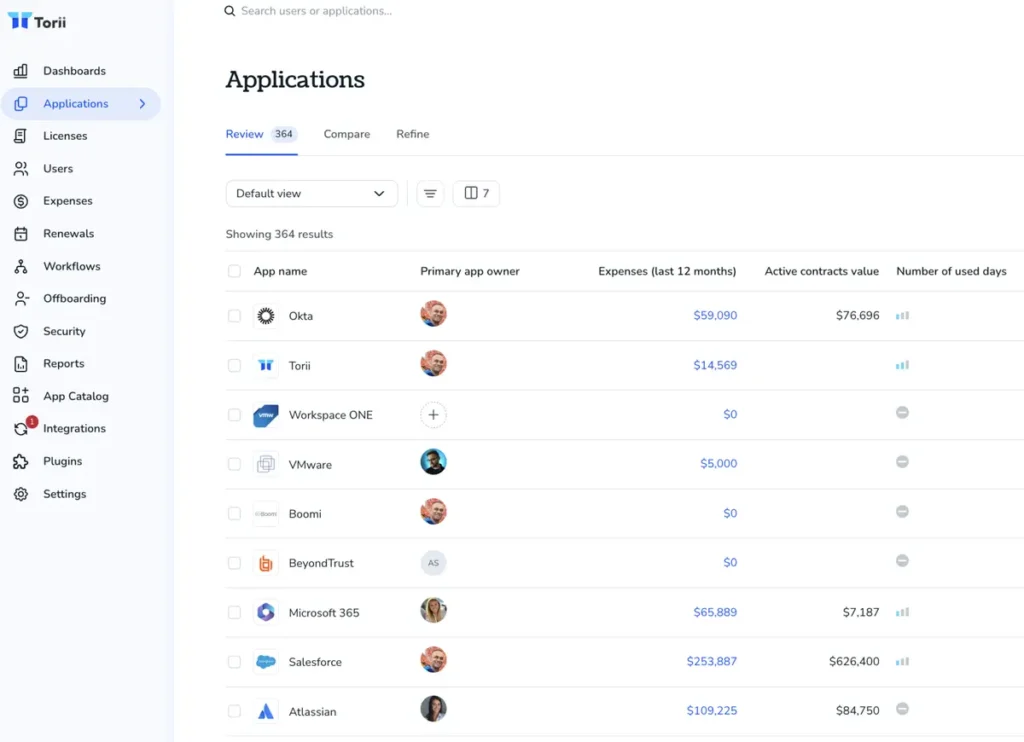 torii applications