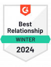 G2 Winter 24 Best Relationship Badge