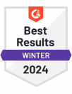 Winter 24 G2 best results badge