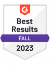 G2 Badge Best results 2023